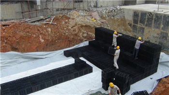 雨水收集系統(tǒng)在安裝時土建方面的施工步驟